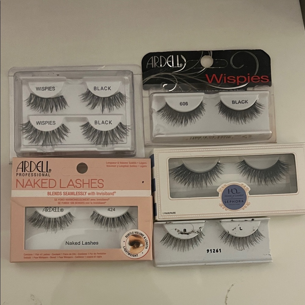 Bundle Ardell Black Wispies and Naked Lashes Collection